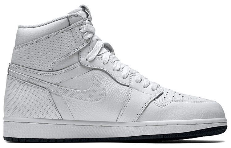 Air Jordan 1 Retro High OG \'White Perforated\'  555088-100 Vintage Sportswear