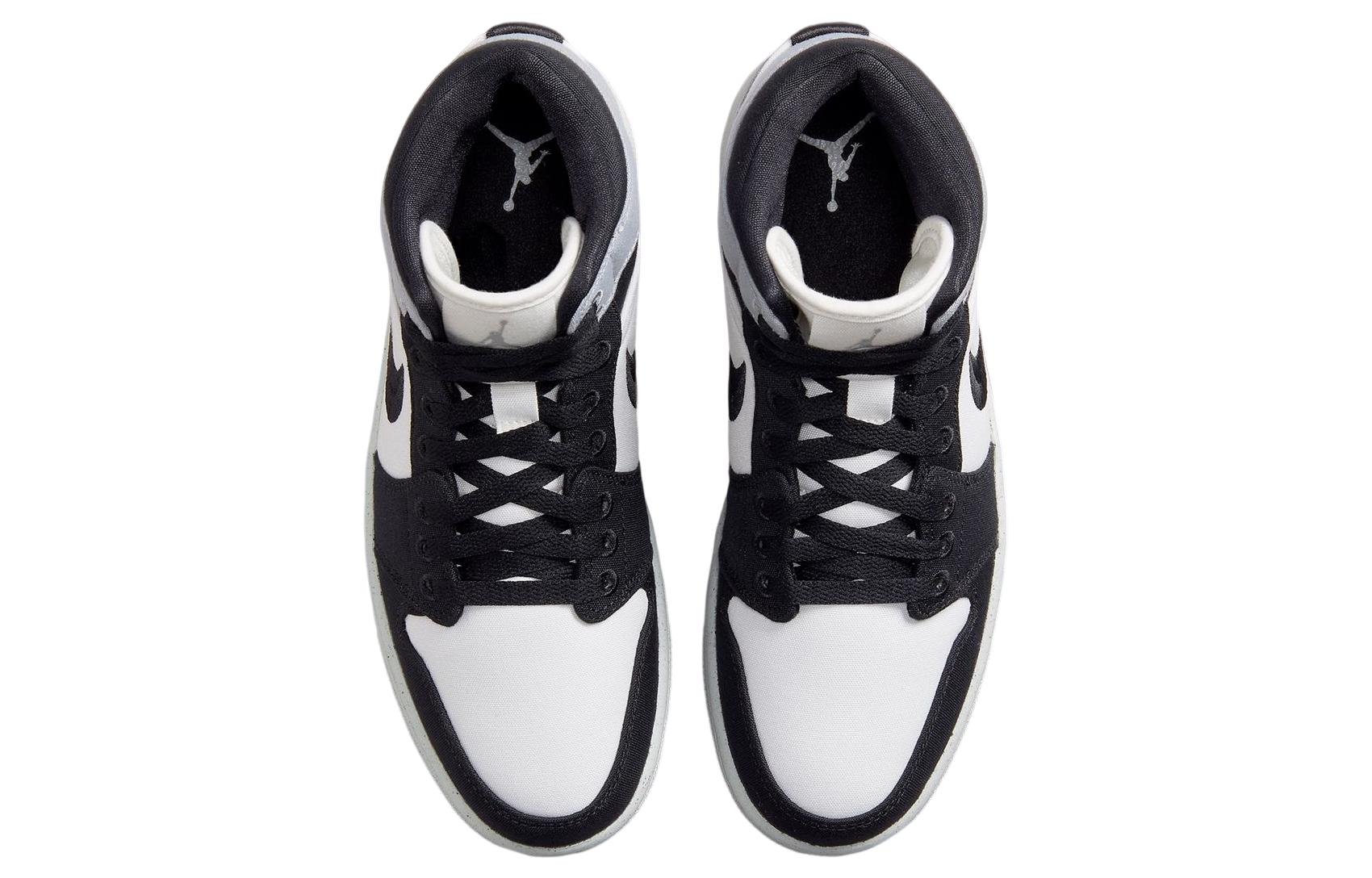 (WMNS) Air Jordan 1 Mid SE 'Canvas Steel Grey' DV0427-100 Epochal Sneaker - Click Image to Close