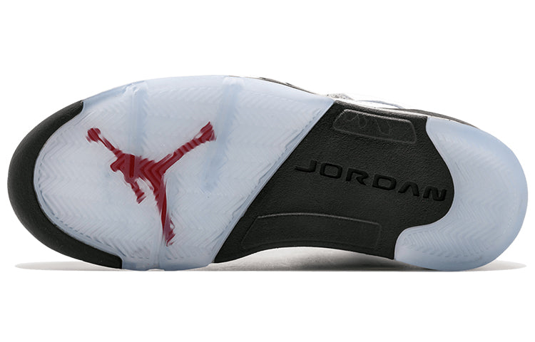 Air Jordan 5 Retro \'White Cement\'  136027-104 Signature Shoe