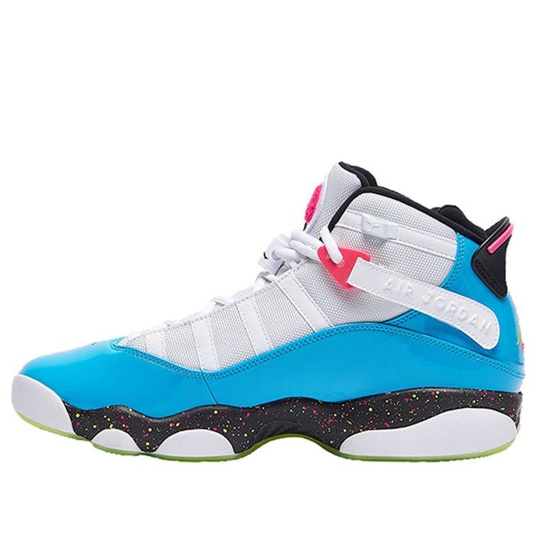 Air Jordan 6 Rings 'Blue Fury Cyber Pink' CK0018-100 Epochal Sneaker