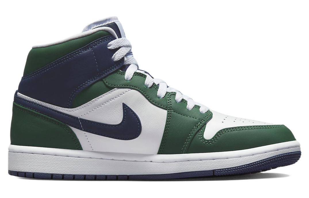 (WMNS) Air Jordan 1 Mid SE \'Noble Green\'  DZ5326-300 Epochal Sneaker