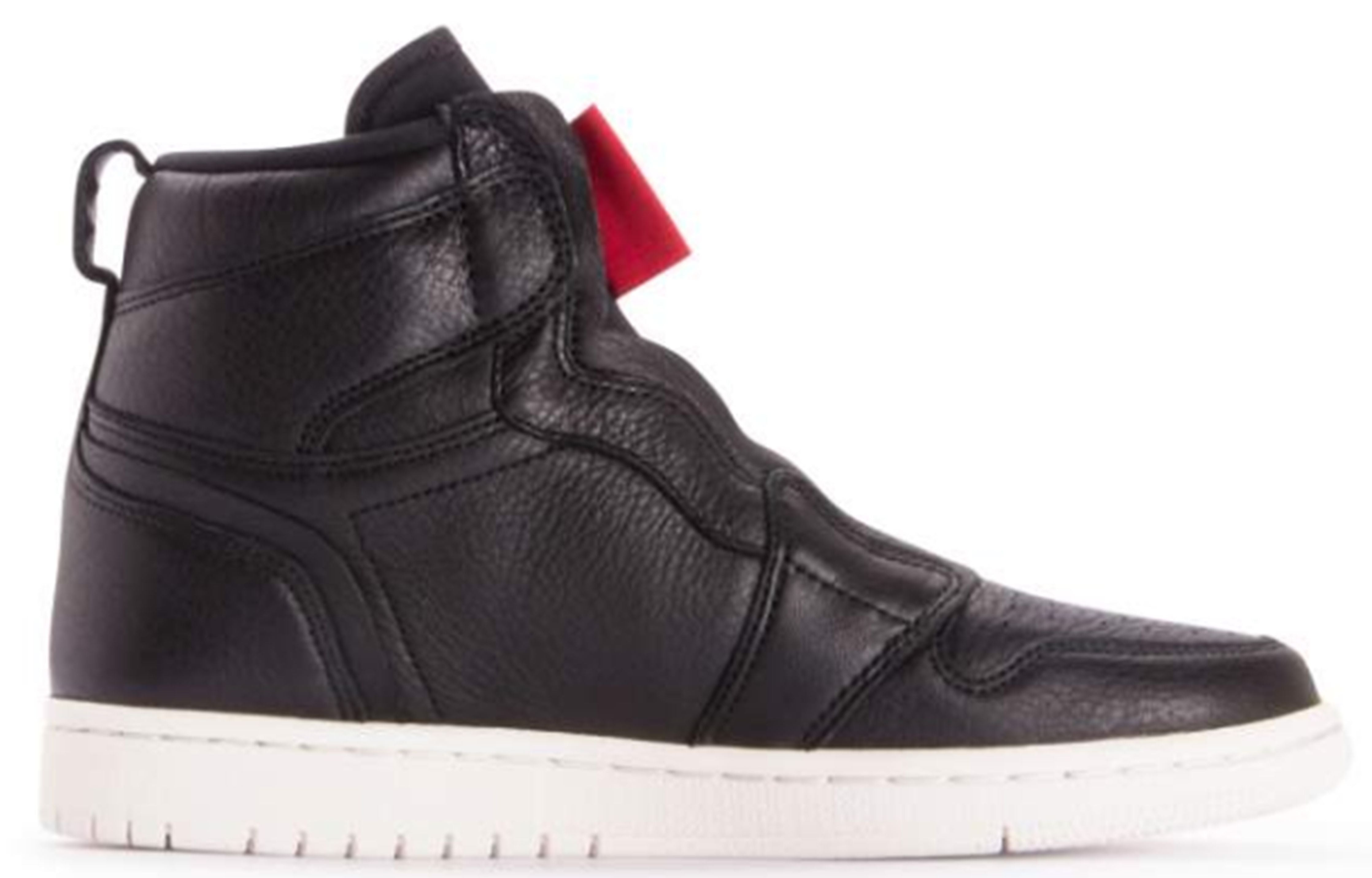 (WMNS) Air Jordan 1 Retro High Zip \'Black Gym Red Phantom\'  AT0575-006 Signature Shoe