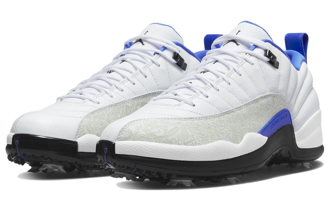 Air Jordan 12 Low Golf \'White Game Royal\'  DM9015-105 Vintage Sportswear