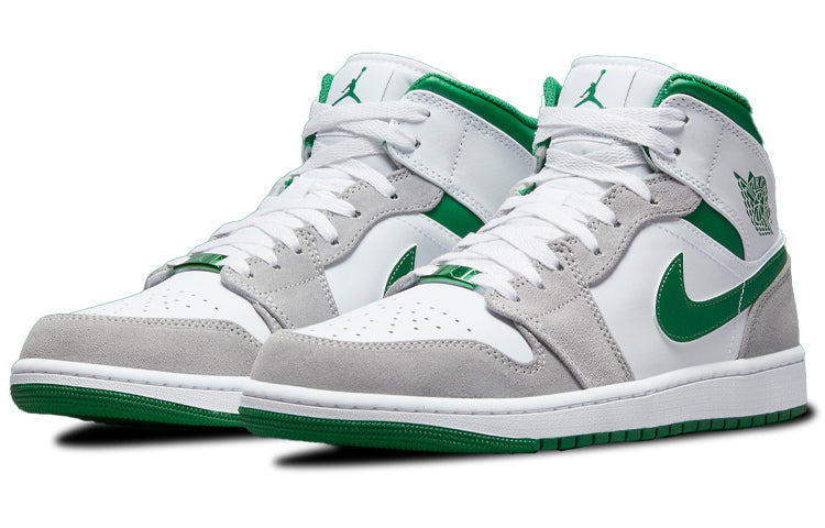 Air Jordan 1 Mid SE \'Grey Pine Green\'  DC7294-103 Iconic Trainers