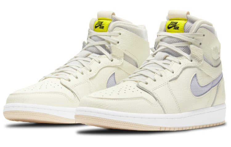 (WMNS) Air Jordan 1 High Zoom \'Pearl White\'  CT0979-107 Classic Sneakers