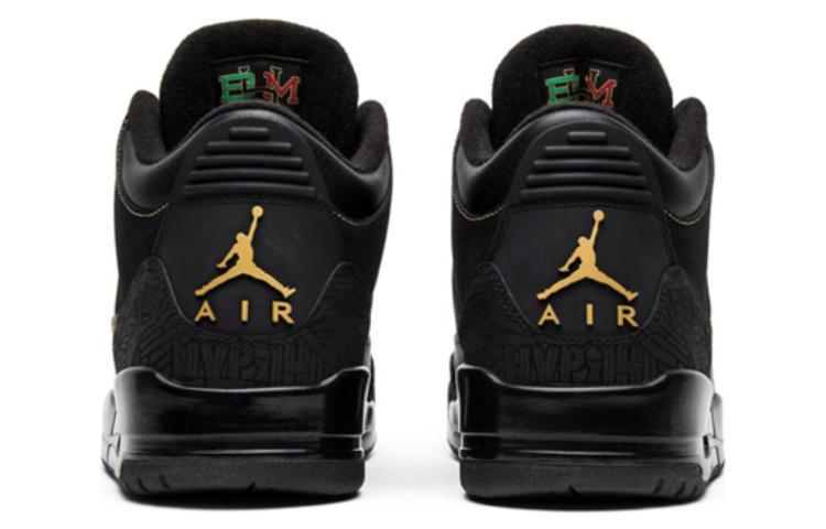 Air Jordan 3 \'Black History Month\'  455657-001 Iconic Trainers