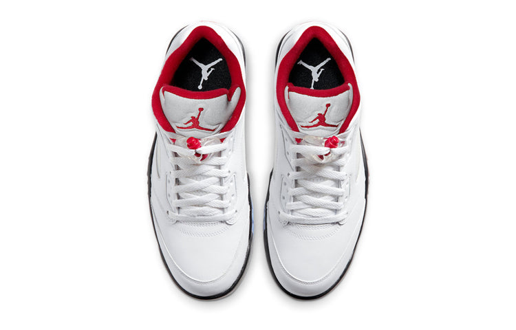 Air Jordan 5 Low Golf 'Fire Red' CU4523-100 Classic Sneakers - Click Image to Close
