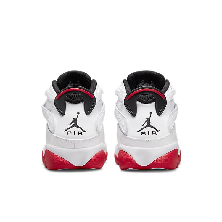 Air Jordan 6 Rings \'White University Red\'  322992-160 Iconic Trainers