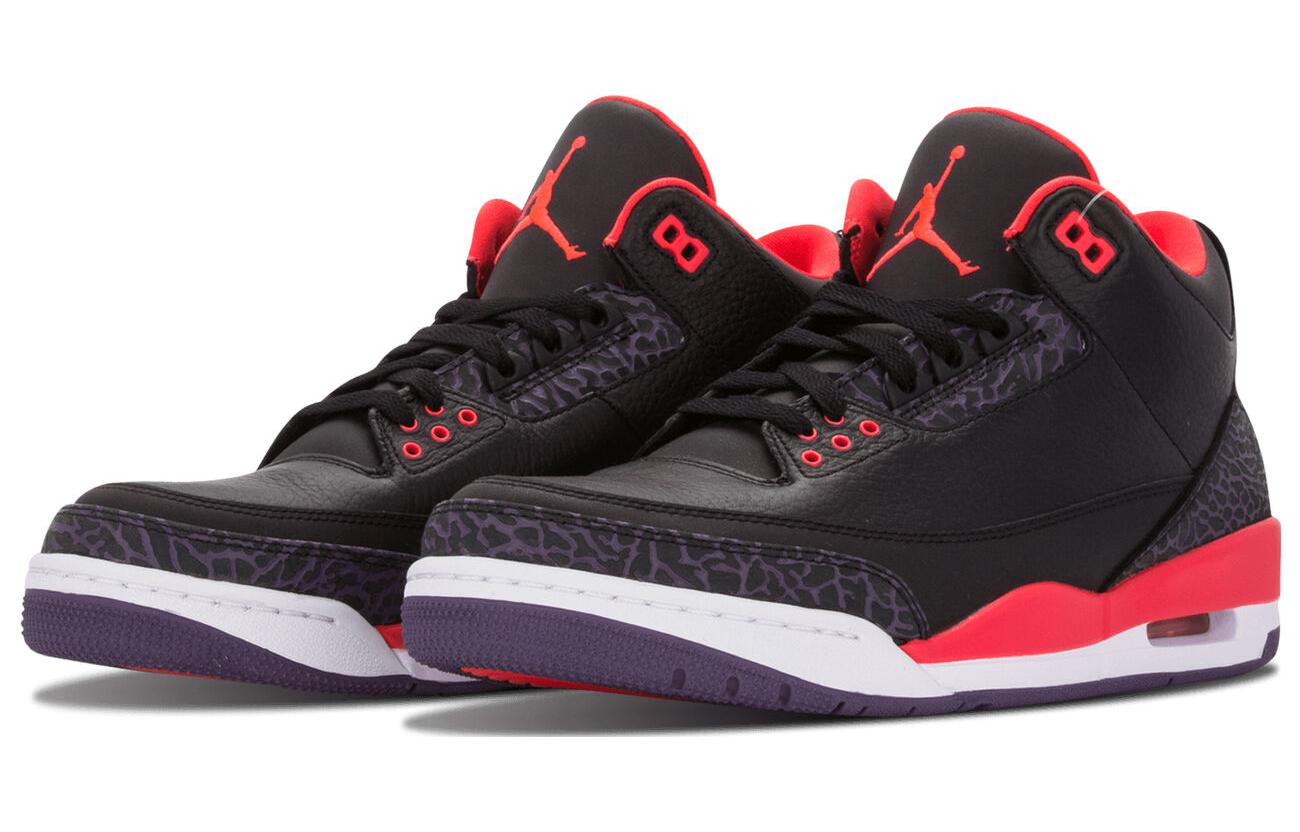 Air Jordan 3 Retro \'Crimson\'  136064-005 Cultural Kicks