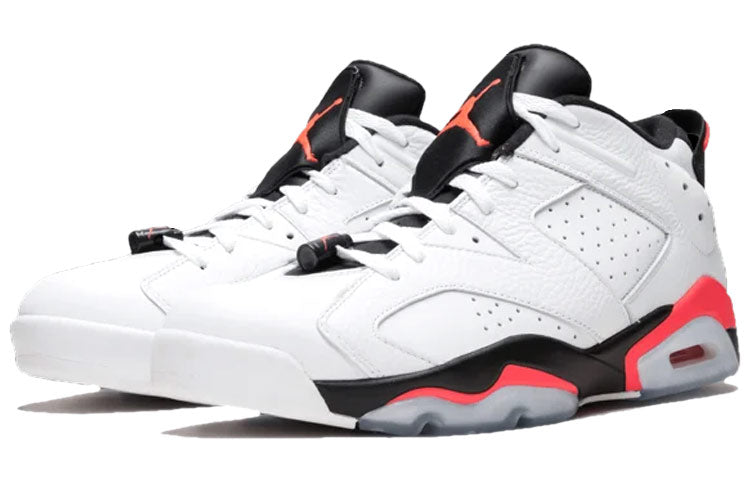 Air Jordan 6 Low \'White Infrared\'  304401-123 Classic Sneakers