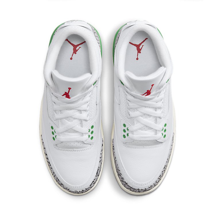 (WMNS) Air Jordan 3 Retro 'Lucky Green' CK9246-136 Antique Icons - Click Image to Close