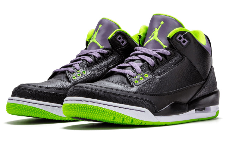 Air Jordan 3 Retro \'Joker\'  136064-018 Signature Shoe