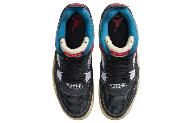 Union LA x Air Jordan 4 Retro \'Off Noir\'  DC9533-001 Classic Sneakers