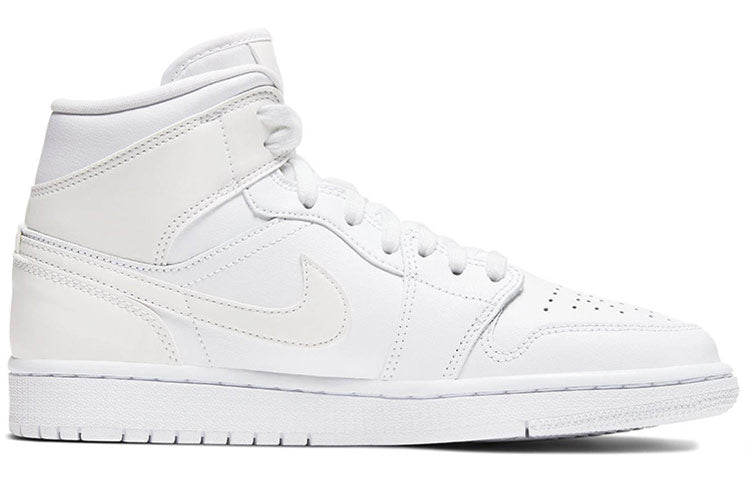 (WMNS) Air Jordan 1 Mid \'White Ivory\'  BQ6472-112 Vintage Sportswear