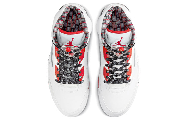 Air Jordan 5 Retro \'Quai 54\' 2021  DJ7903-106 Iconic Trainers