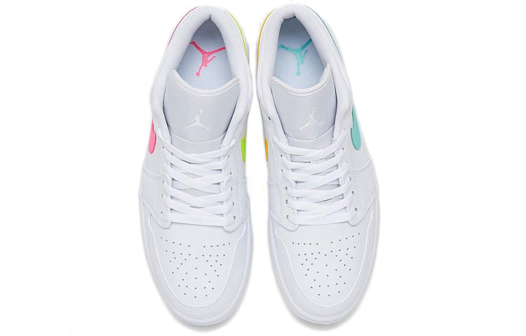 Air Jordan 1 Low \'White Multi-Color\'  CW7033-100 Epochal Sneaker