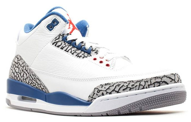 Air Jordan 3 Retro \'True Blue\' 2011  136064-104 Vintage Sportswear