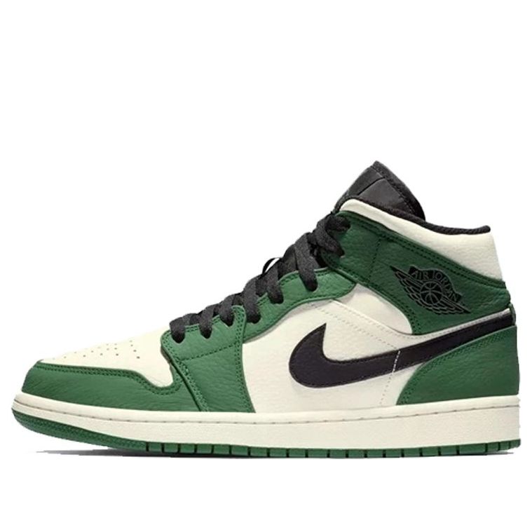 Air Jordan 1 Mid 'Pine Green' 852542-301 Classic Sneakers