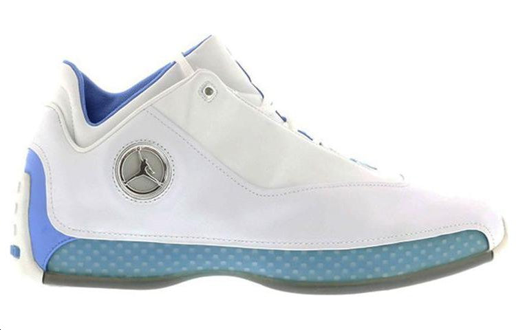 Air Jordan 18 OG Low 'University Blue' 306151-104 Signature Shoe - Click Image to Close