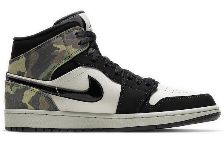 Air Jordan 1 Mid \'Camo\'  CW5490-001 Antique Icons