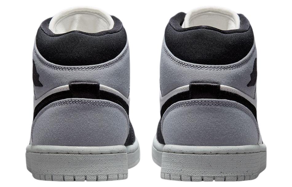 (WMNS) Air Jordan 1 Mid SE \'Canvas Steel Grey\'  DV0427-100 Epochal Sneaker