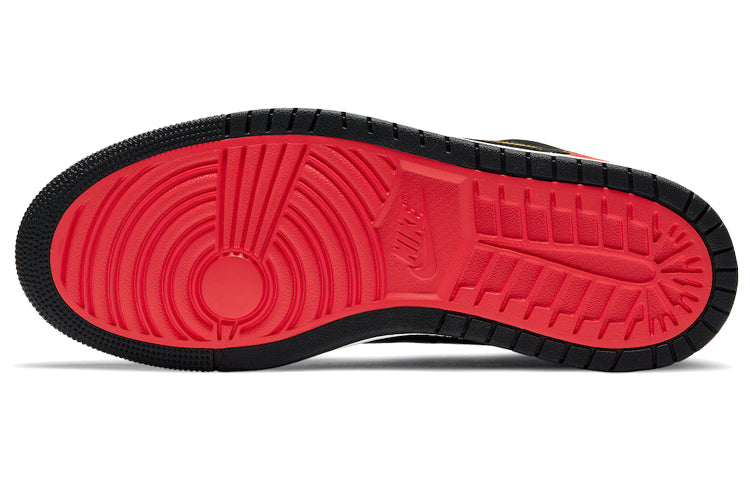Air Jordan 1 High Zoom Comfort \'Chile Red\'  CT0978-006 Signature Shoe