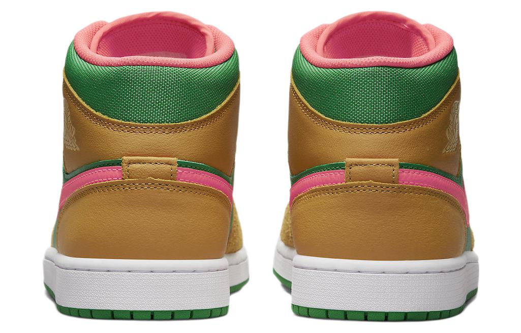 Jordan Air Jordan 1 Mid Wheat Watermelon  DX4332-700 Cultural Kicks