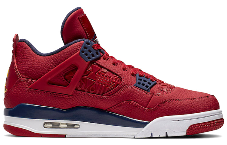 Air Jordan 4 Retro \'FIBA\'  CI1184-617 Signature Shoe