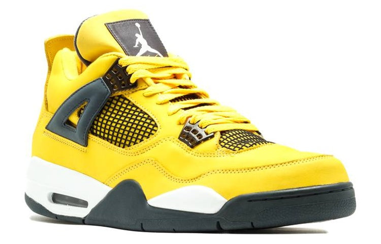 Air Jordan 4 Retro LS \'Lightning\'  314254-702 Vintage Sportswear