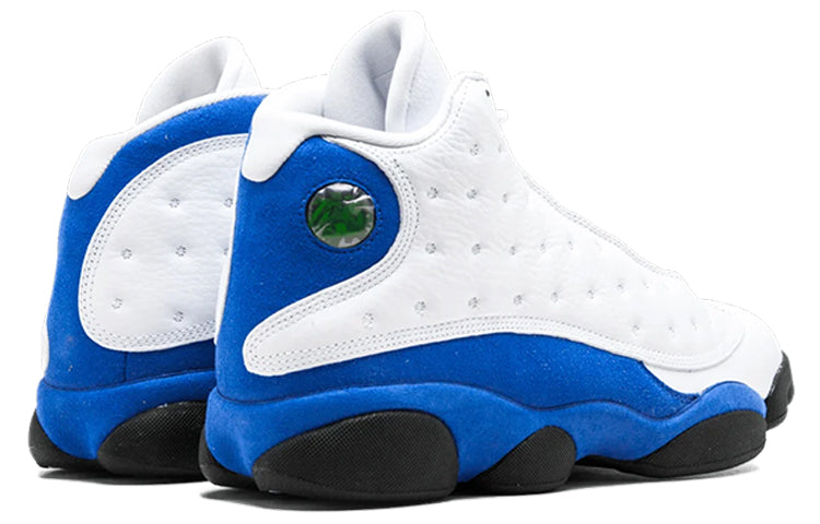 Air Jordan 13 Retro \'White Hyper Royal\'  414571-117 Signature Shoe