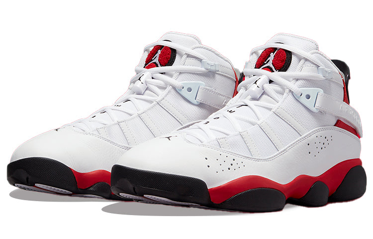 Air Jordan 6 Rings \'Cherry\'  322992-126 Iconic Trainers