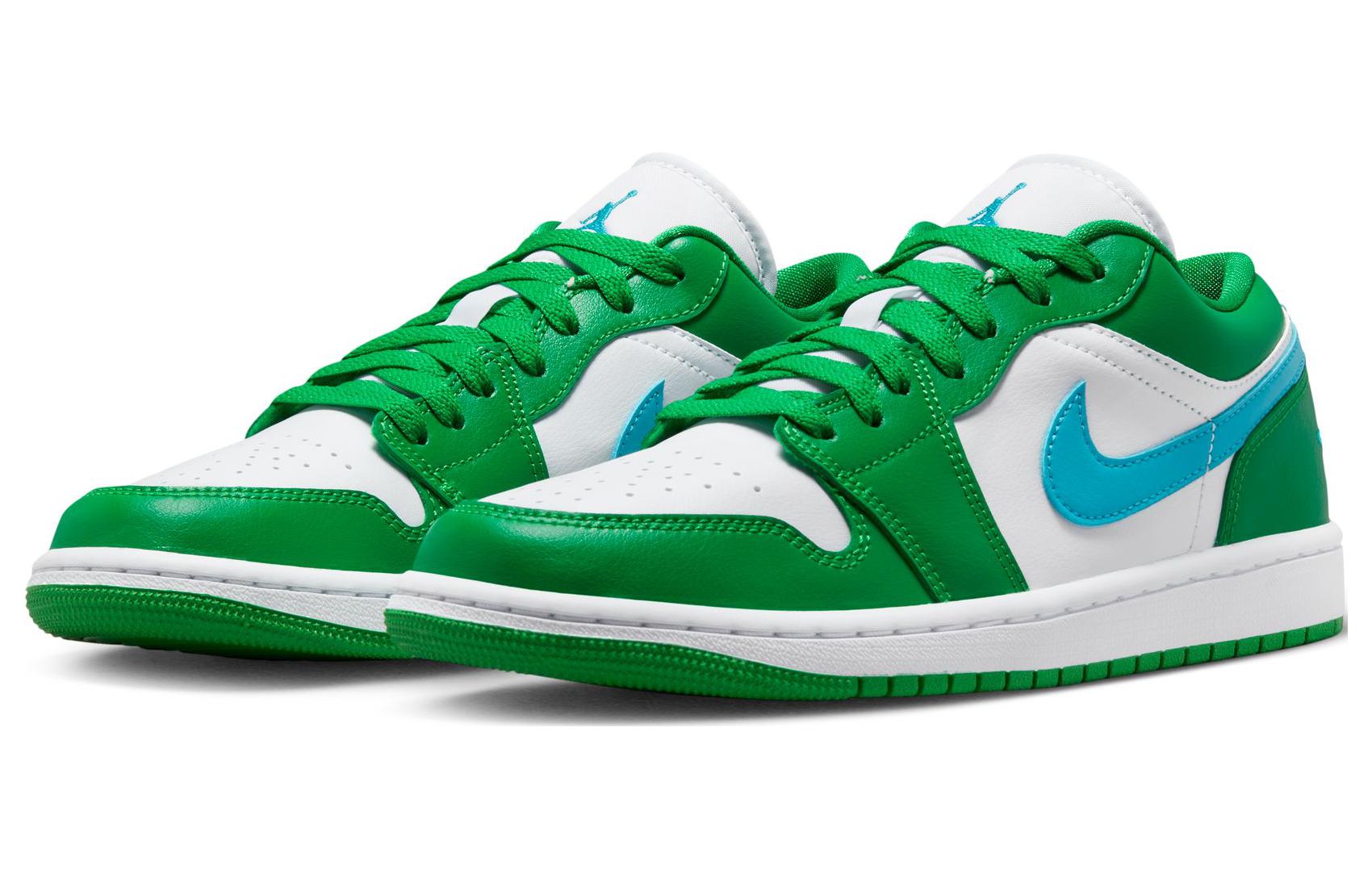 (WMNS) Air Jordan 1 Low \'Lucky Green Aquatone\'  DC0774-304 Epochal Sneaker