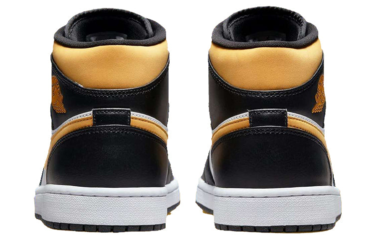 Air Jordan 1 Mid \'Black University Gold\'  554724-177 Epochal Sneaker