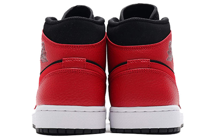 Air Jordan 1 Mid \'Bred\'  554724-054 Epochal Sneaker