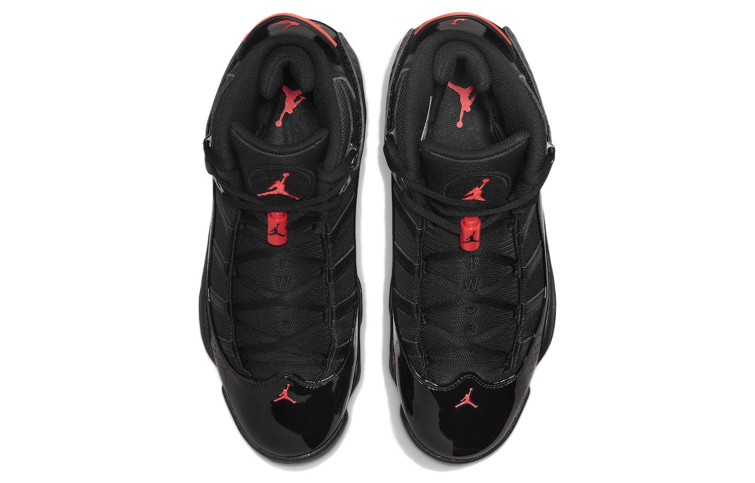 Air Jordan 6 Rings \'Black Infrared\'  322992-066 Classic Sneakers