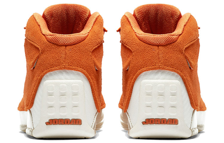 Air Jordan 18 Retro 'Orange Suede' AA2494-801 Epoch-Defining Shoes - Click Image to Close