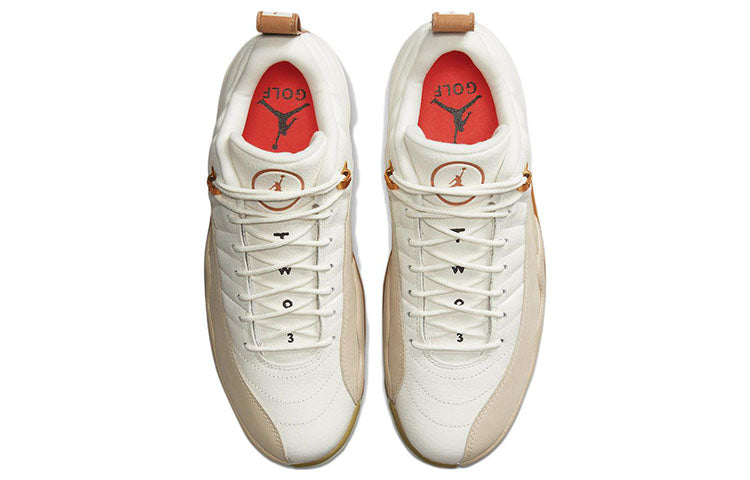 Air Jordan 12 Low Golf \'Sail\'  DM9016-109 Signature Shoe