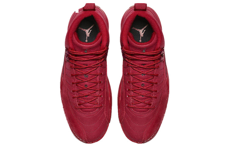 Air Jordan 12 Retro \'Triple Gym Red\'  130690-601 Signature Shoe