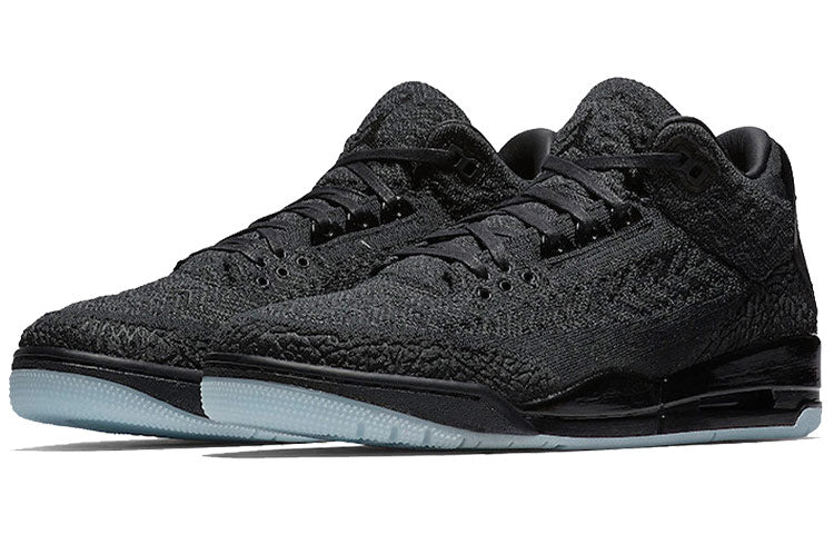 Air Jordan 3 Retro Flyknit \'Black\'  AQ1005-001 Epoch-Defining Shoes