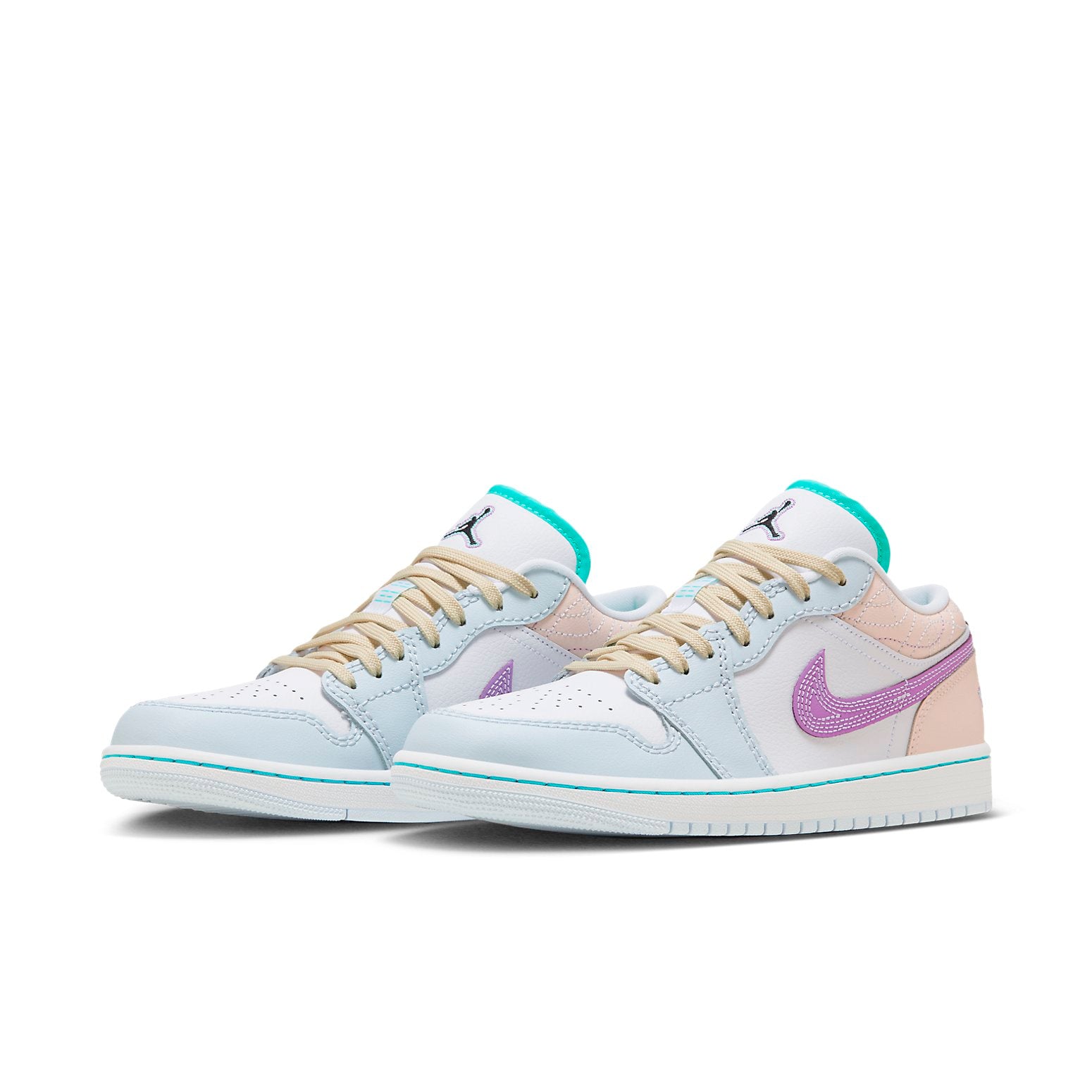 (WMNS) Air Jordan 1 Low \'Multi-Color Sashiko\'  FV3623-151 Classic Sneakers