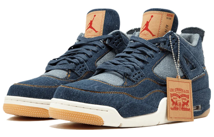 Levi\'s x Air Jordan 4 Retro \'Denim\'  AO2571-401 Epochal Sneaker