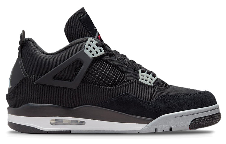 Air Jordan 4 Retro SE \'Black Canvas\'  DH7138-006 Iconic Trainers