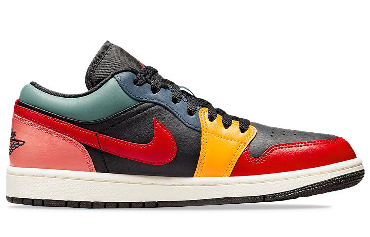 (WMNS) Air Jordan 1 Low SE \'Black Multi-Color\'  DN3739-060 Epochal Sneaker