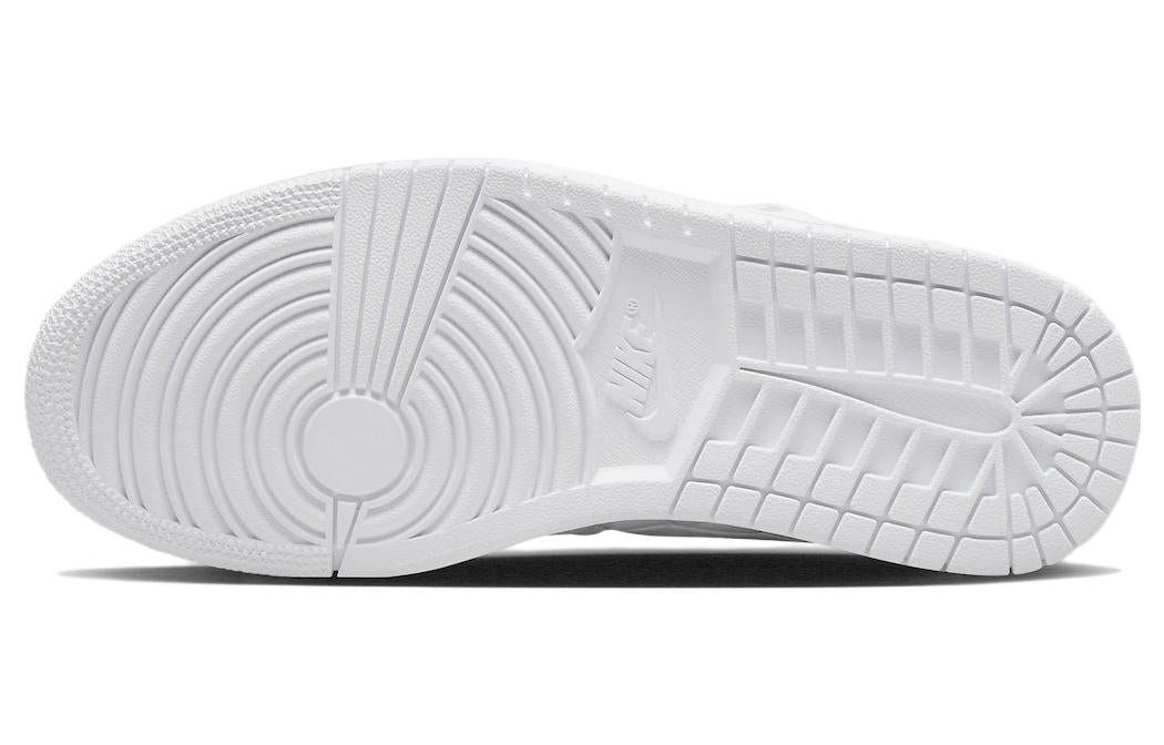 (WMNS) Air Jordan 1 Low \'Triple White Quilted\'  DB6480-100 Vintage Sportswear