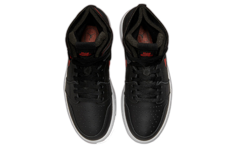 (WMNS) Air Jordan 1 High Zoom Comfort \'Black University Red\'  CT0979-006 Iconic Trainers