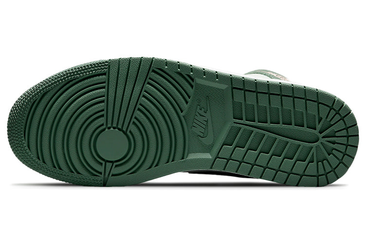 (WMNS) Air Jordan 1 Mid SE \'Dutch Green\'  CZ0774-300 Signature Shoe