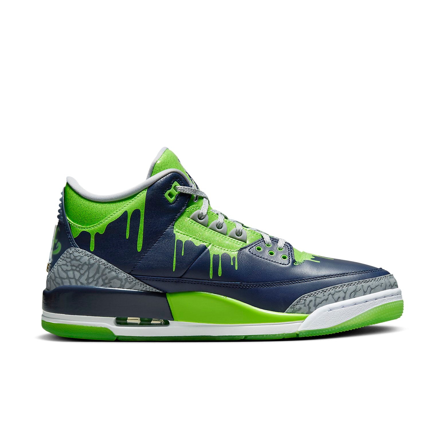 Air Jordan 3 Retro x Doernbecher XIX \'Navy Green\'  FZ3030-919 Iconic Trainers