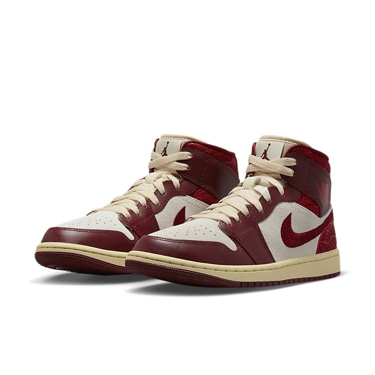 (WMNS) Air Jordan 1 Mid SE RED  DZ2820-601 Antique Icons