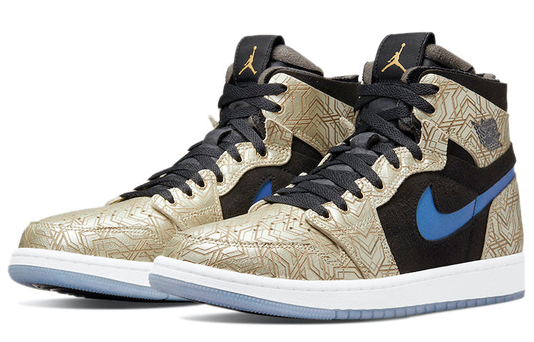 Air Jordan 1 Zoom Comfort \'Gold Laser\'  DQ0659-700 Epochal Sneaker