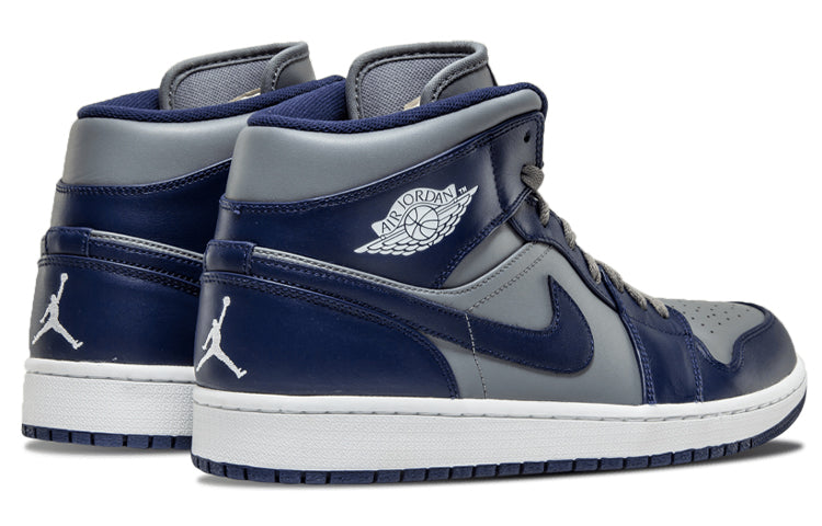 Air Jordan 1 Mid \'Georgetown\'  554724-006 Epoch-Defining Shoes